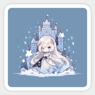 chibi snow princess Sticker